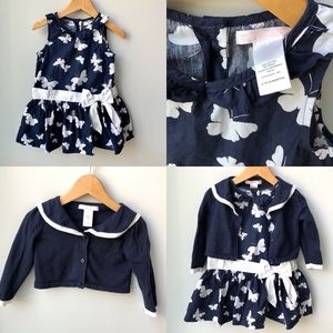 Janie & Jack Dress & Cardigan